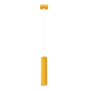 Lampa wisząca KARBON 1 SL.2334 oprawa w kolorze żółtym Sollux Lighting