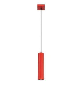 Lampa wisząca KARBON 1 SL.2335 oprawa w kolorze czerwonym Sollux Lighting
