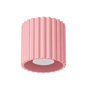 Oprawa natynkowa AURA 1 GU10 SL.2403 oprawa w kolorze różowym Sollux Lighting