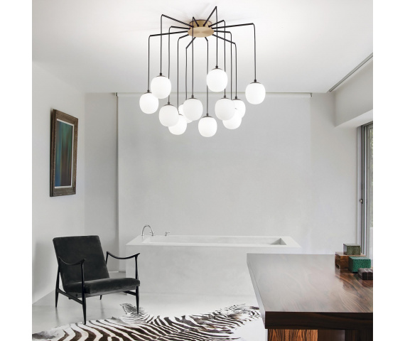 Stylowe żyrandole i lampy wiszące od Ideal Lux