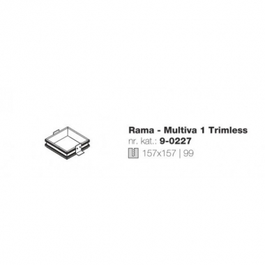 Rama montażowa Multiva 1 Trimless 9-0227 Labra