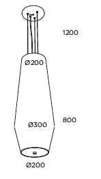 Lampa wisząca Oli C-139 Pujol Iluminacion