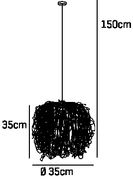 Lampa wisząca Caos CA04A Arturo Alvarez