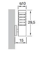 Kinkiet zewnętrzny Galerna 117C-G05X1A-30 Dopo