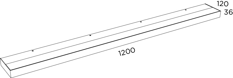 Kinkiet Iris A-160/120 Pujol Iluminacion