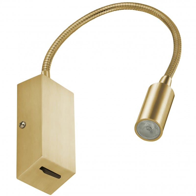 Kinkiet Leiden 517B-L0103B-46 LED Exo nowoczesna oprawa w kolorze złota 