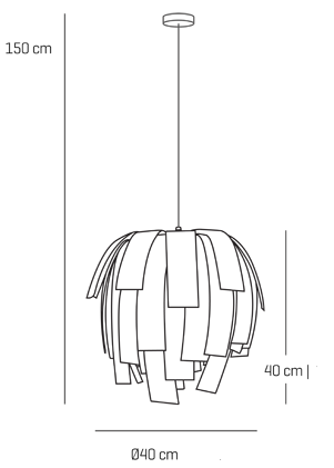 Lampa wisząca Luisa LS04 Arturo Alvarez