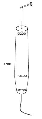 Lampa wisząca Oli C-140/SP Pujol Iluminacion