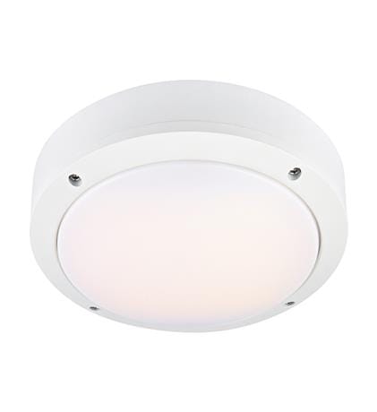 Lampa zewnętrzna sufitowa Luna LED IP44 106536 Markslojd biała zewnętrzna oprawa sufitowa 