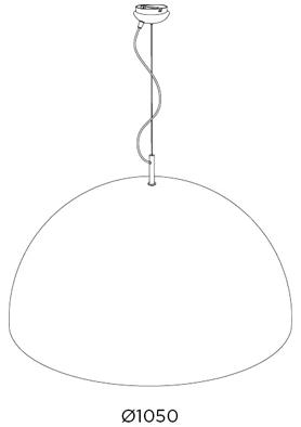 Lampa wisząca Basic Contract C-52/100 Pujol Iluminacion