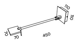 Kinkiet Del A-74 Pujol Iluminacion