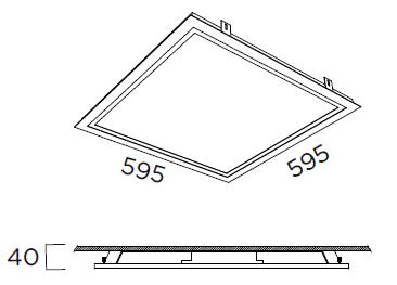 Plafon Atenea PL-023/S Pujol Iluminacion