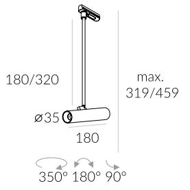 Reflektor Stik 35.1 Adaptor 1F Labra