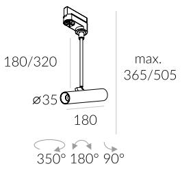 Reflektor Stik 35.1 Adaptor 3F Labra