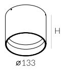 Lampa natynkowa Tubular 133 NT Labra