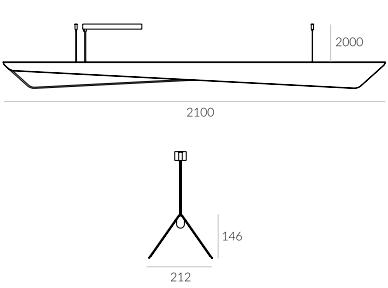 Lampa wisząca Wave Max Superior ZW 5-1188 Labra