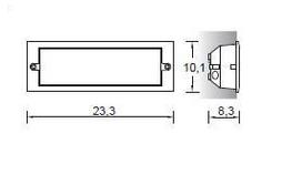 Lampa do zabudowania Xaloc 350A-G05X1A Dopo