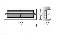 Lampa do zabudowania Xaloc 350D-G05X1A-30 Dopo